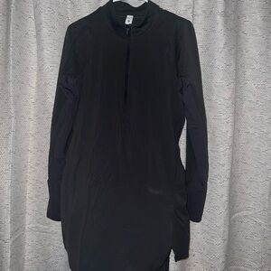 EUC Lululemon Long-Sleeve Athletic Dress - Steel Grey - Size 12